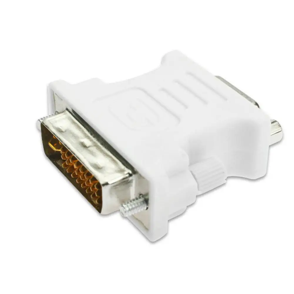 1080P DVI i 24 + 5 В VGA кабель Мужской Женский конвертер видео адаптер переключатель