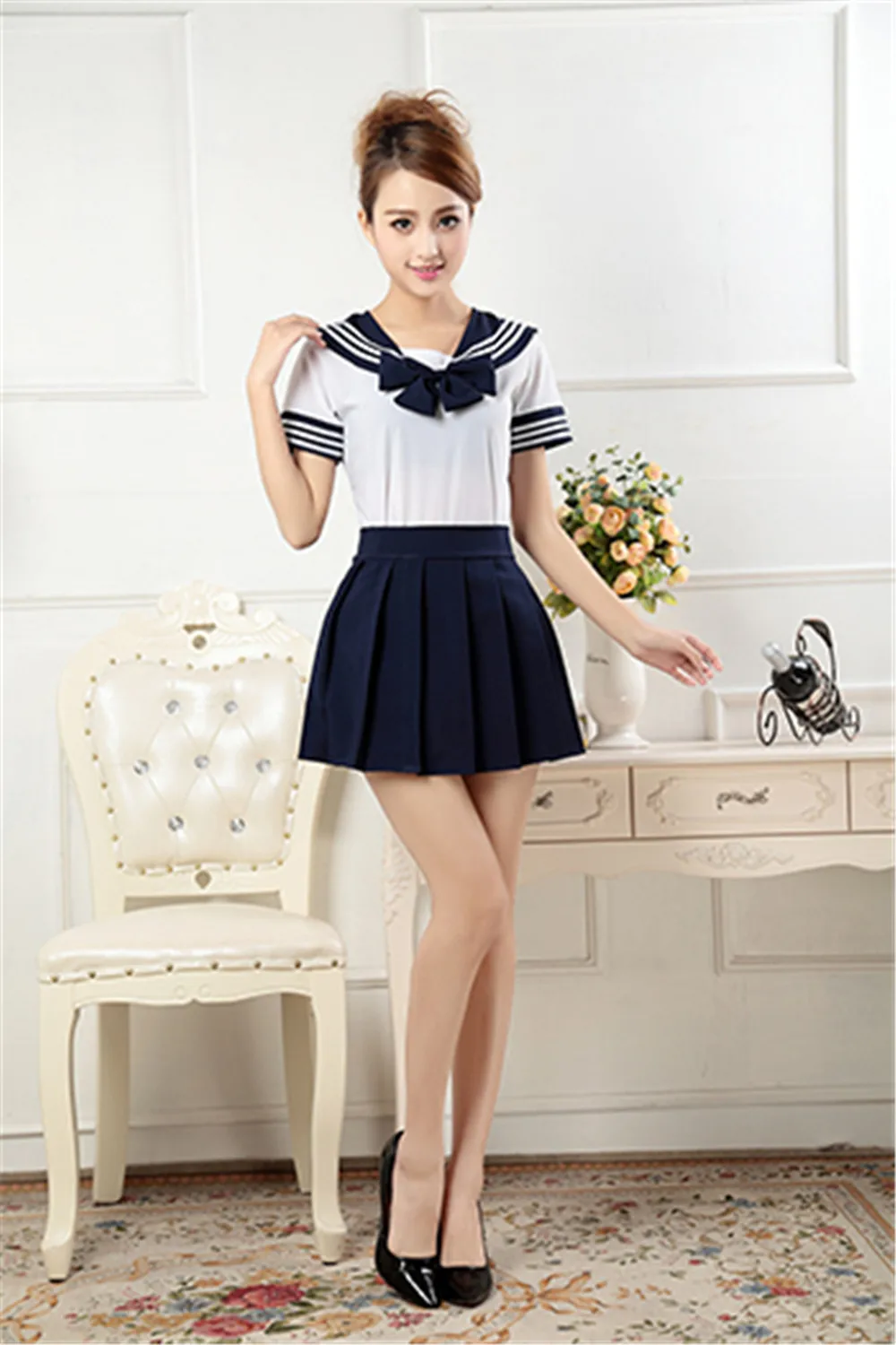 Подгузник для косплея Сейлор Мун влюбленных Женская юбка костюм школьная форма