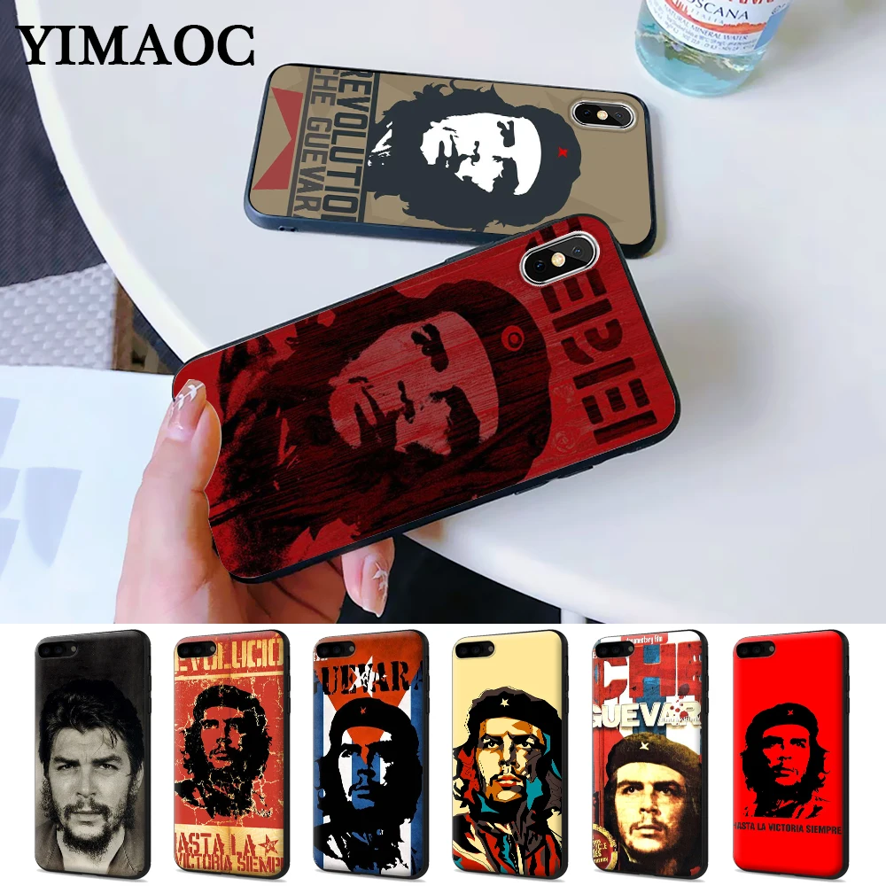 

Che Guevara High Quality Multi Colors Silicone Case for iPhone 5 5S 6 6S Plus 7 8 X XS Max XR