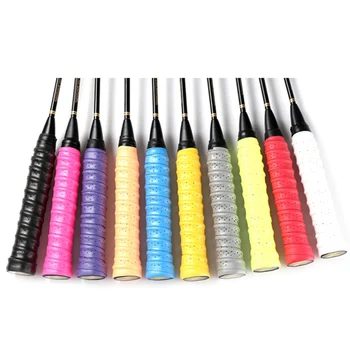 

10PCS Anti-slip Racket Grip Badminton Overgrips Sweatband Tennis Tape Hand Grips Sport Breathable Absorbed Sweat Band Overgrip