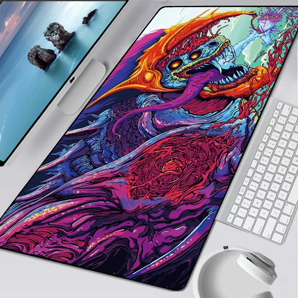 900x400 мм Hyper Beast XXL коврик для мыши CS GO Overlock Edge ПК компьютерный игровой Коврик