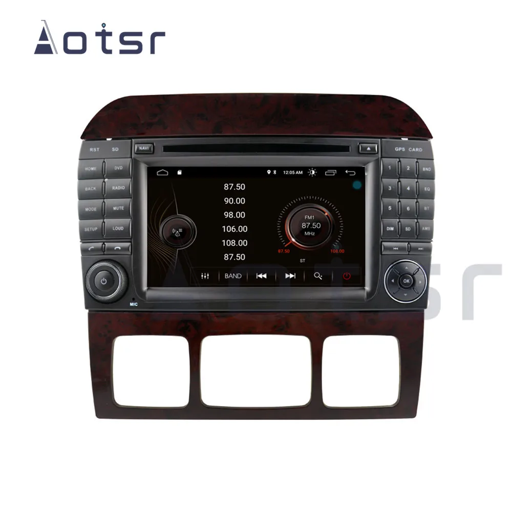 Best Android 9.0 Car DVD Player GPS For Mercedes-Benz CL-Class W215 S-Class W220 Auto Stereo Radio Car Multimedia Player 4G Head Unit 1