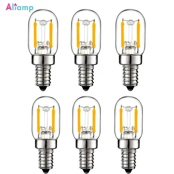 

E14 Led Bulb 2W Equivalent 20W Warm White 3000K Daylight 5700K T20 Screw Edison Lamp 110V 220V Mini Night Light Bedroom 6Pack