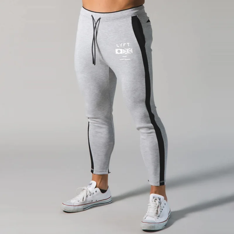 2021 muscle fitness sports leisure spring and autumn new style of pants trend bundle foot loose large size basketball pants cargo sweatpants Sweatpants
