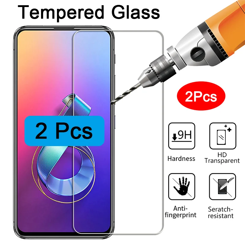 2 шт. 9H закаленное стекло для Asus Zenfone ZE520KL ZE552KL A500KL A600CG Защита экрана Live L1 L2 6 5 4 3 |