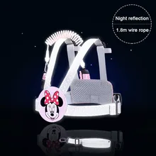 Disney, 1,8 м, детский ночной отражающий пояс, детский браслет с защитой от потери, браслет с защитой от потери, детский ремень с защитой от потери