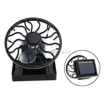 

Mini Portable Clip-On Solar Panel Powered Cooling Fan For Travel Camping Fishing