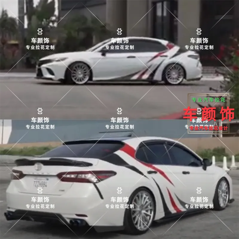 

FOR Toyota Camry 2018-2020 exterior decoration modified stickers personalized custom design full car stickers