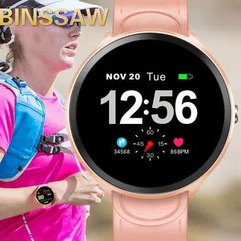 

BINSSAW Women Smart Watch Men Smartwatch Heart Rate Monitor Blood Pressure Fitness Tracker Sport Smart Clock Watch IOS Android