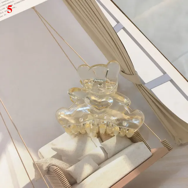 1PC Barrettes  Hair Claw For Women Acrylic Hairpins Hair Crab Claws Girls Make UP Washing Tool Accessories Women Hair Clips 2021 42