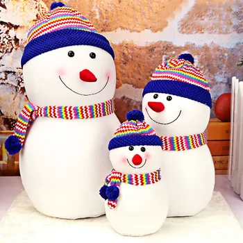 

Christmas Decorations Smile Face Size Snowman Decoration Scene Decoration Home Merry Christmas Ornament Navidad Xmas Gifts#30