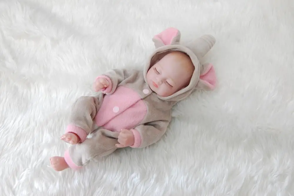 10 дюймов (около 26 см) Мини размер handfuls of fun reborn baby boy Кукла Детская Коллекционная