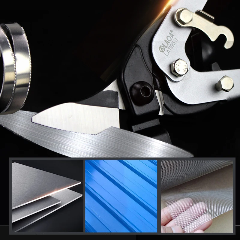 LAOA Metal Cutting Scissors Multifunctional iron Shears CR-MO