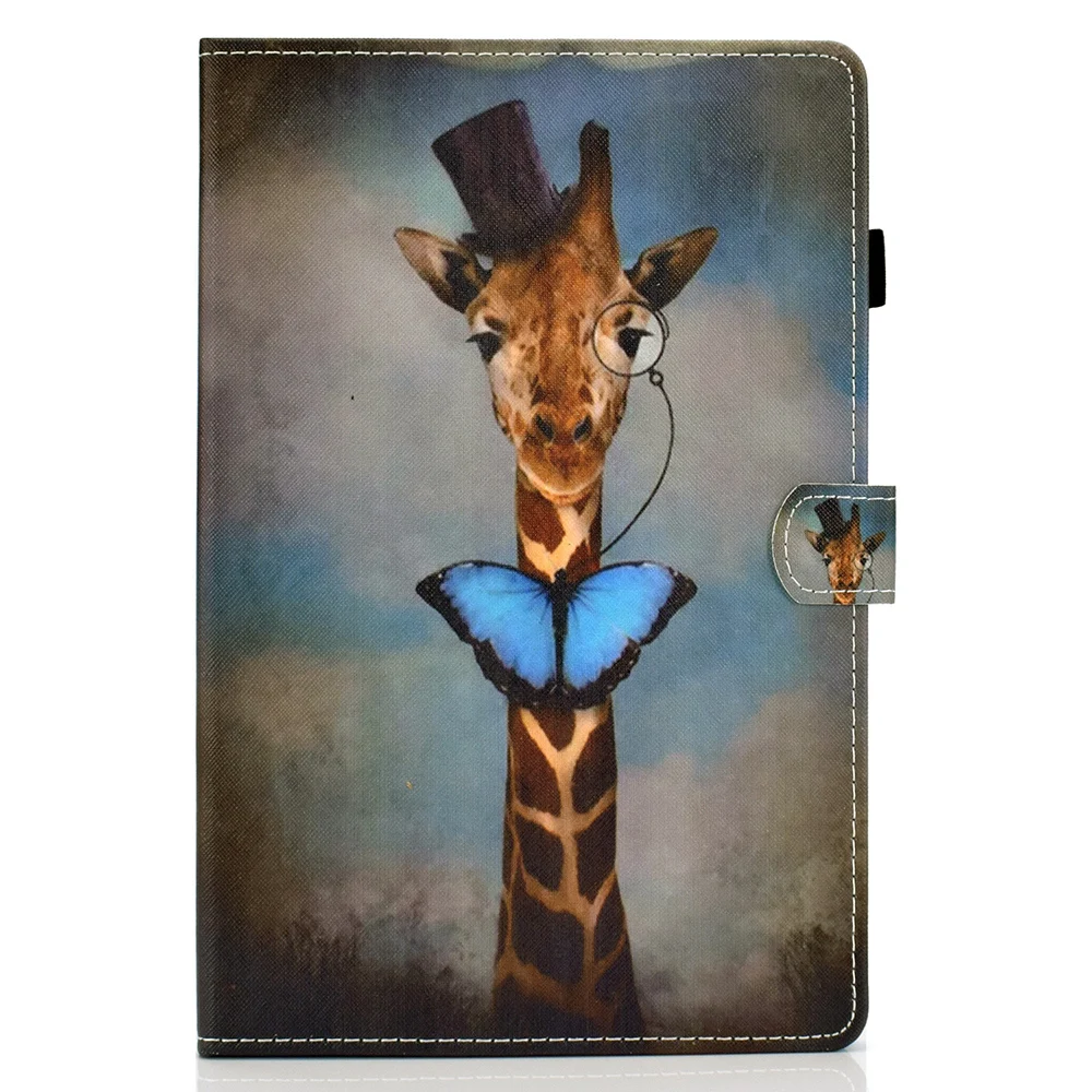 as photo Чехол для Galaxy Tab A 10,1,, SM-T510, SM-T515, 10,1 дюймов, защитный чехол из искусственной кожи с магнитной подставкой, умный чехол с рисунком - Цвет: as photo