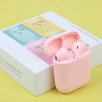

inPods12 Bluetooth Earphone TWS Macaron Matte Wireless Earphones Bluetooth Earbuds Headphone for IPhone Android Huawei Xiaomi