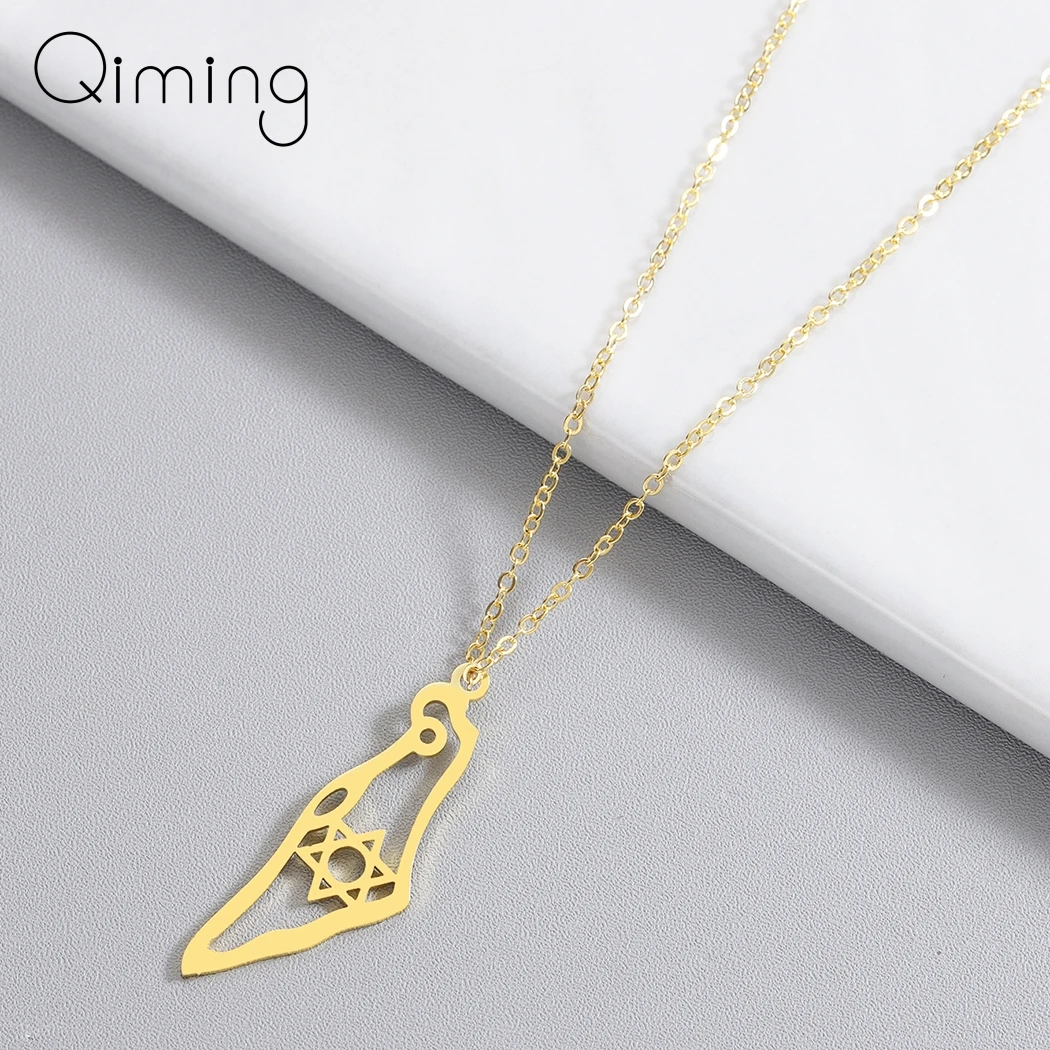 Gold Mama Africa Map Necklace Men Women Stainless Steel Jewelry The Motherland Geometric Necklaces& Pendants Gift - Окраска металла: PA584