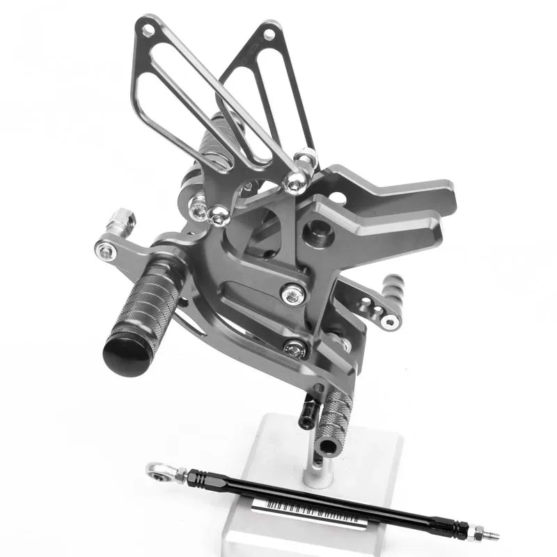 SMOK педаль мотоцикла для Kawasaki Z750 2004 2005 2006 алюминиевый сплав Rearset подножки черный серебристый красный синий зеленый
