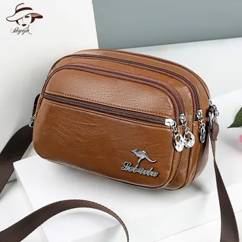 

2020 Summer New PU Solid Color Small Square Bag Zipper Mini Luxury Classic Handbag Fashion Design Brand High Quality Female Bags