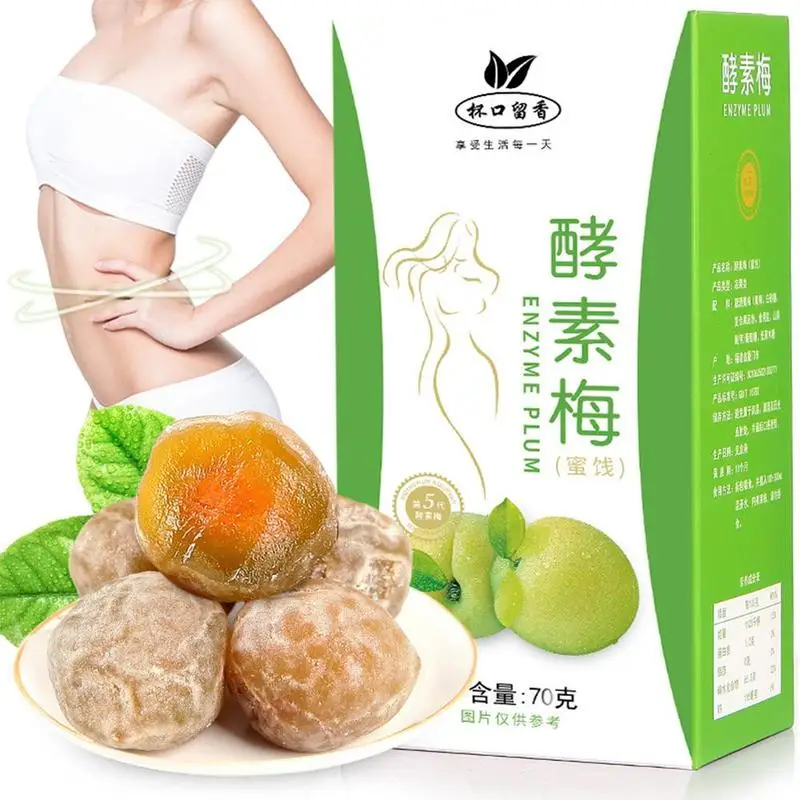7pcs Candied Green Enzyme Plum Can Detoxification/net Intestine/clear Fat/beauty/acne Natural Diet Weight Loss Slimming Products 7pcs Candied Green Enzyme Plum Can Detoxification/net Intestine/clear Fat/beauty/acne Natural Diet Weight Loss Slimming Products