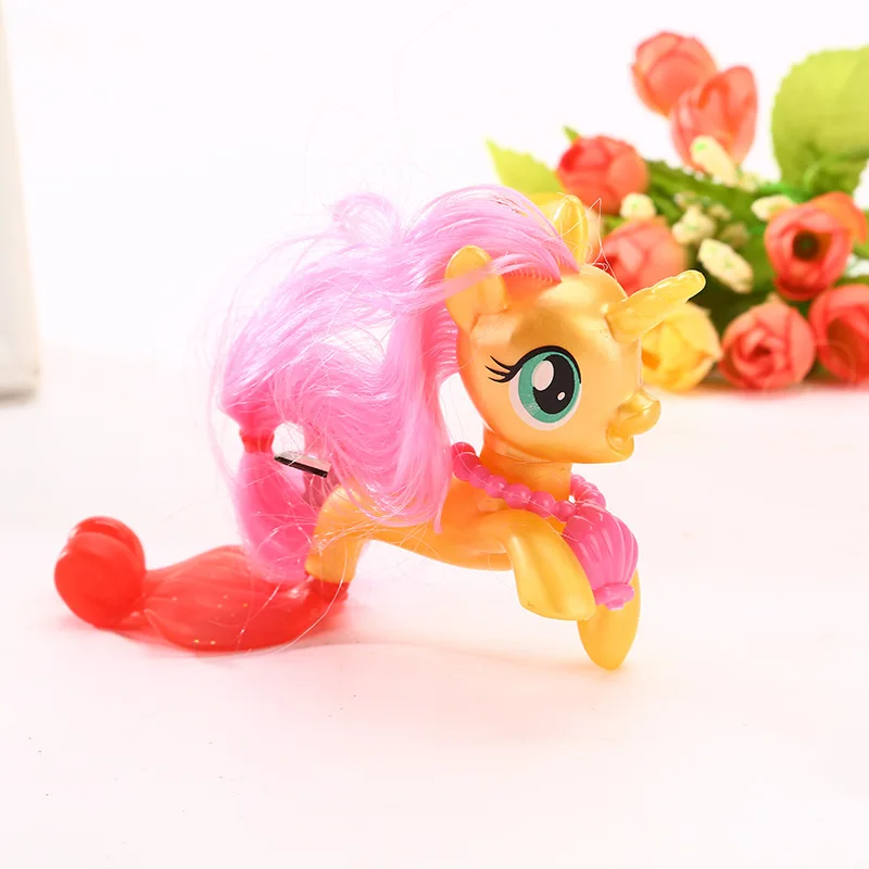 6 шт. игрушки My Little Pony набор Волшебная Радуга тире Единорог редкость мини пони ПВХ