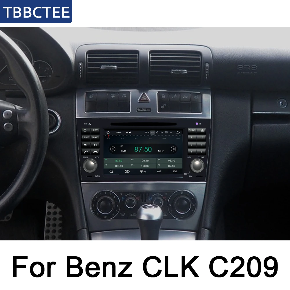 Для Mercedes Benz CLK Class C209 A209 2000~ 2010 NTG Android автомобильный DVD плеер с JPS и навигацией навигация WiFi BT mulitмедиа система аудио