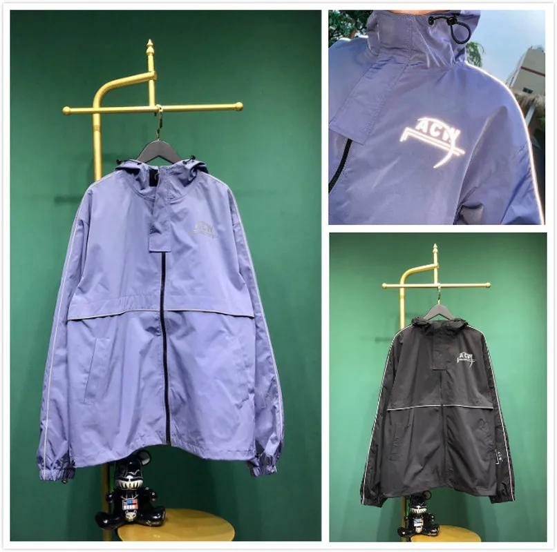 

A-COLD-WALL ACW Jacket Men Women Streetwear 3M Reflective Jacket Windbreaker Bomber Casual Vetements A-COLD-WALL Jackets