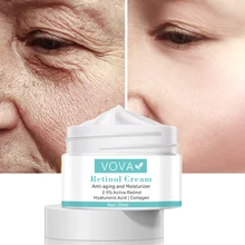 Korean Retinol Face Cream Eye Cream Serum Set Lifting Anti Aging Anti Eye Bags Remove Wrinkles Moisturizer Facial Treatment Care