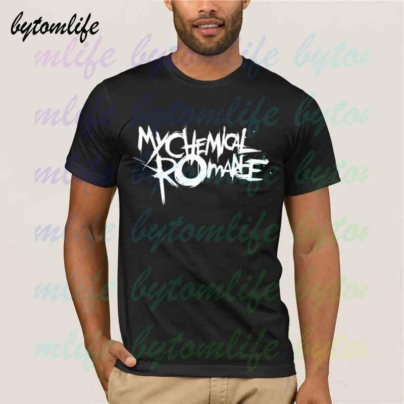 My Chemical Romance Logo Mcr мужская летняя футболка из 100% хлопка с короткими рукавами