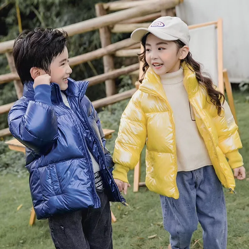 

Fashion Kids Winter Jacket Snowsuit Children Warm Jackets Baby Girls Boys Clothes Toddler Parka Coat Letters Print Jacket Outer