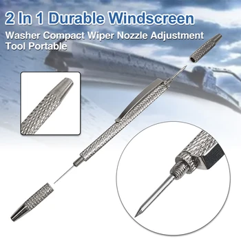 

2 In 1 Durable Windscreen Washer Wiper Nozzle Adjustment Tool Universal Practical Cleaning Compact Portable Home DIY Trim Body