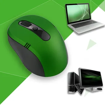 

Wireless Mouse Cordless Optical Scroll 2.4GHZ Mouse PC Computer 6 Buttons APO To 8M-15M 1600 Dpi For Windows Xp Mac LINUX