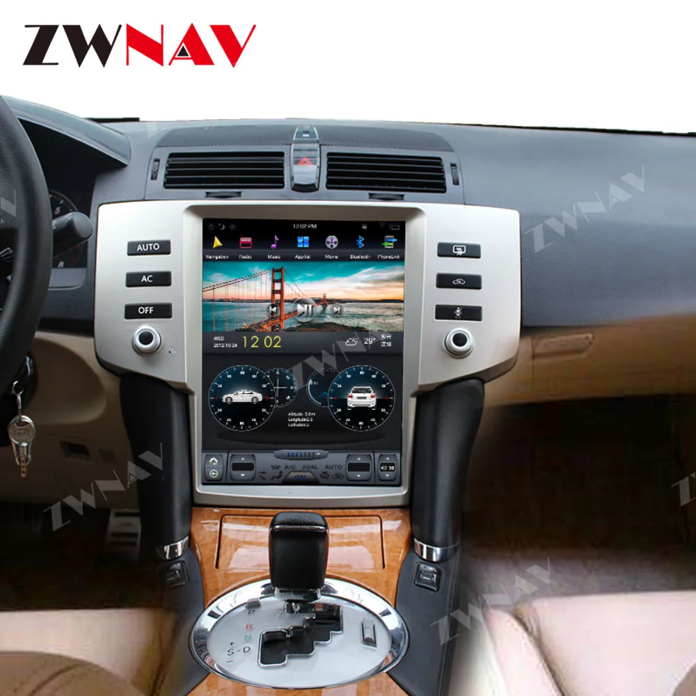 Cheap Vertical screen Tesla Style Android 9.0 Car multimedia GPS Player For Toyota Reiz X 2010-2016 Audio radio tape recorder headunit 1