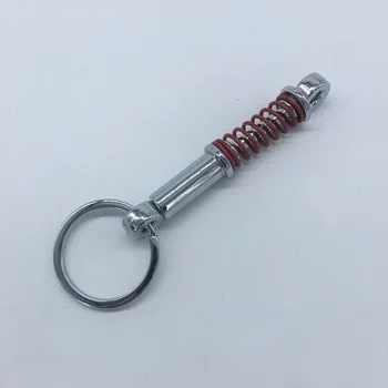 

1pc Suspension Keychain Key Chain Ring Keyring Car Auto Coil-over Spring Shock Absorber For Mercedes Audi VW Lexus Car-styling