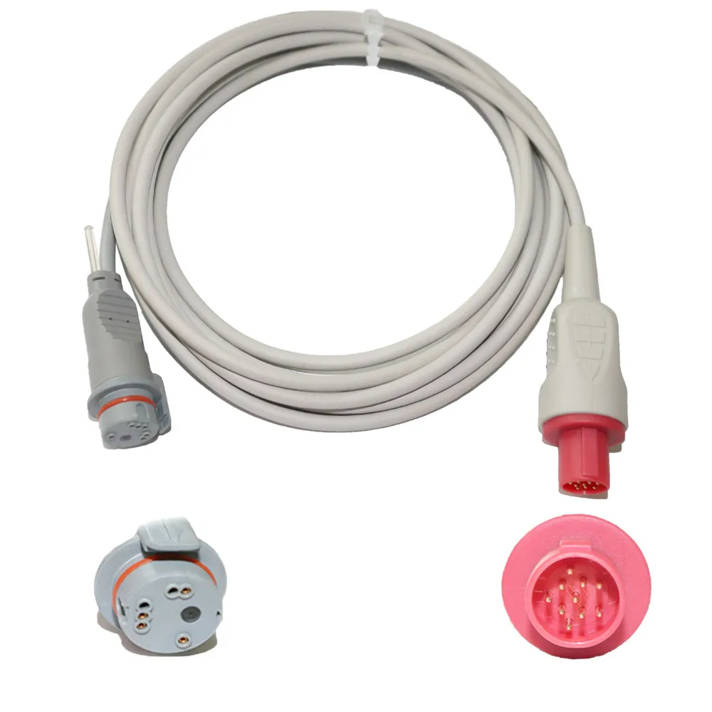 Hellige-BD Hellige совместимый-Appott IBP кабель-адаптер, Круглый 10pin> Appott-6pin - Цвет: Hellige-BD