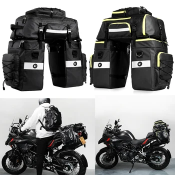 

New Mountain Road Bicycle Bike 3 in 1 Trunk Bags Cycling Double Side Rear Rack Tail Seat Pan nier Pack Luggage Carrier waterproo