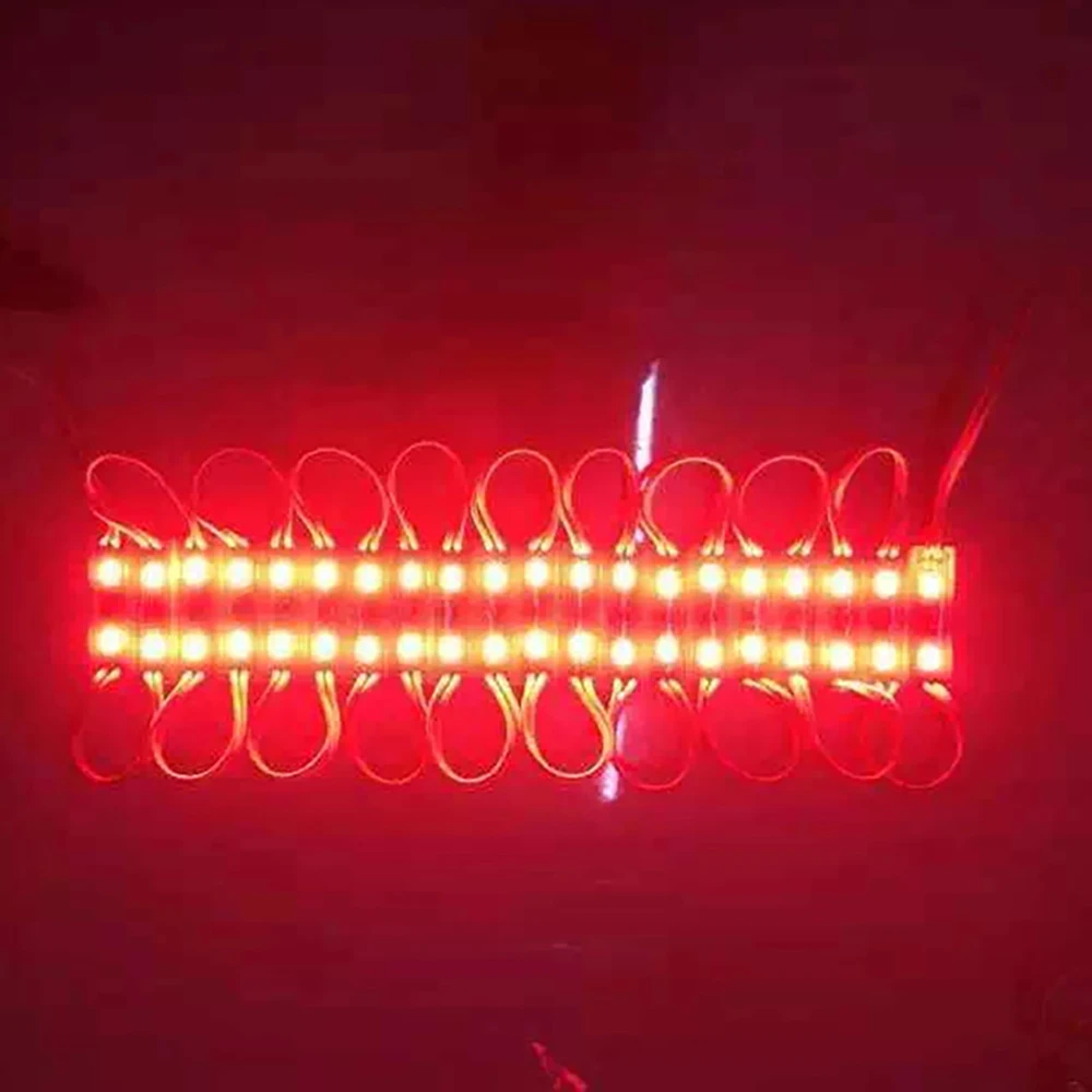 LED Modules LED Module LED Light 20pcs LED Modules 2835 SMD DC 12V 2 LEDs Backlight Waterproof IP65 LED Sign Lighting Red Green Blue Yellow White