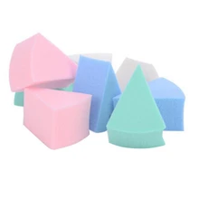 8 шт. спонж для нанесения макияжа сухой влажный двойного назначения пудра пуховка Тональная основа ватные подушечки пудра пуховое очищающее средство для кожи инструмент BB крем макияж