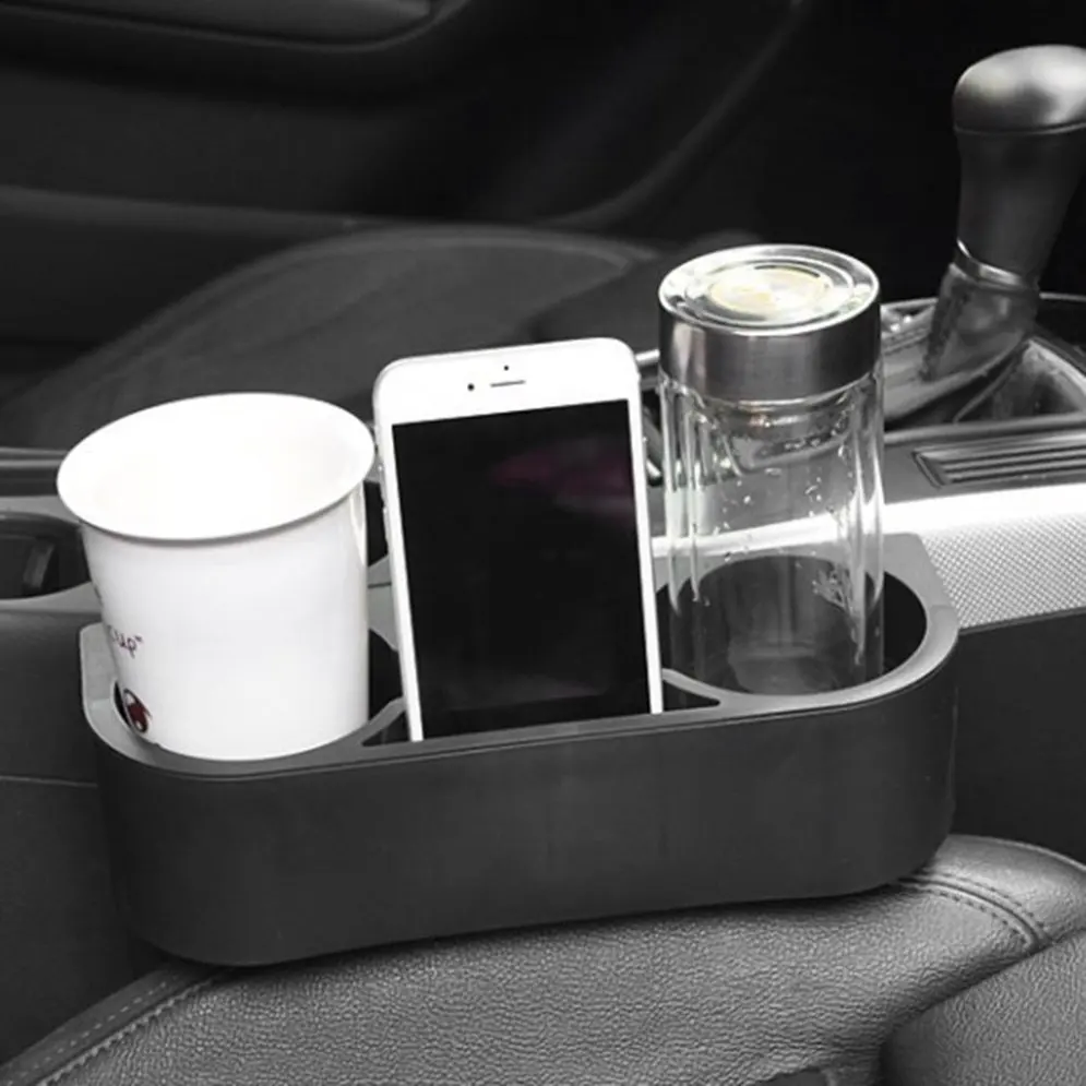 Многофункциональный Автомобильный держатель для чашки многоразовый портативный дорожный водный держатель для стеклянной бутылки для автомобильной консоли держатель для мобильного телефона
