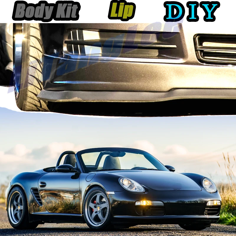 Автомобильный бампер передний спойлер дефлектор юбки для Porsche Boxster 986 987 981