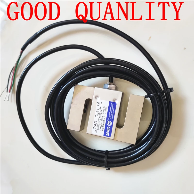 H3-C3-500KG-3B ZEMIC Weighing Sensor s-Type Tension Sensor Load Cells 50KG 100KG 200KG 500KG 150KG 300KG 750KG
