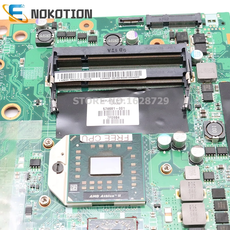 NOKOTION DAUT1AMB6E0 для hp Pavilioin DV7-3000 материнская плата для ноутбука 574681-001 материнская плата полностью протестирована