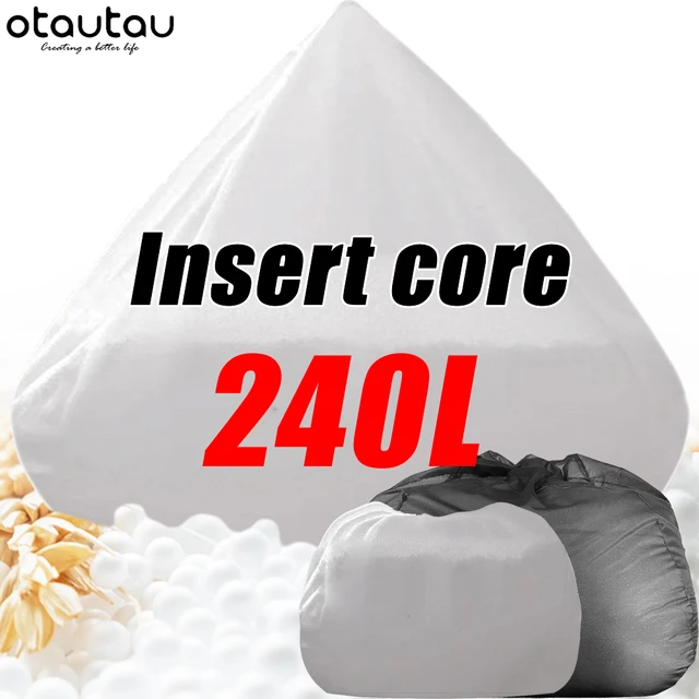 150-240L Bean Bag Sofa Insert Core with Filling Polystyrene Foam EPS Ball  Beanbag Filler Big Inner Stuffing Wash Bag Zipper - AliExpress