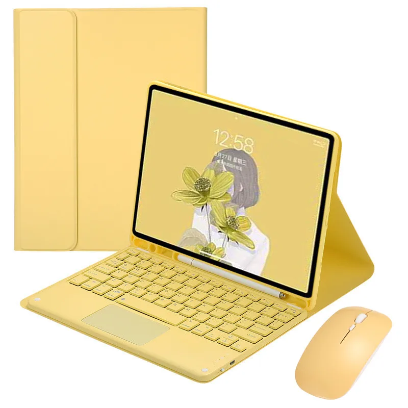 para ipad geração caso teclado caso para ipad russo espanhol coreano japonês touchpad teclado