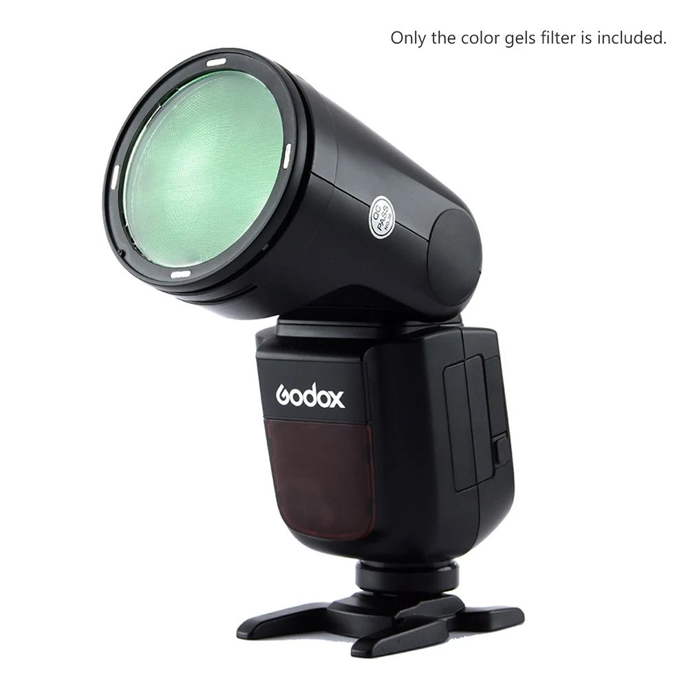 Godox V-11C фотография с круглой головкой flash цветные фильтры Комплект в фильтры для камеры 16 различных цветов* 2 для камеры серии Godox V1