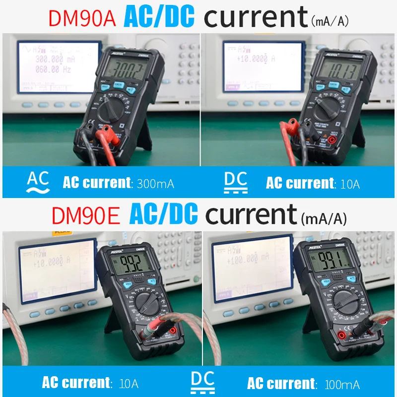 Цифровой мультиметр MESTEK DM90A/E/S NCV 6000 отсчетов автоматический выбор диапазона