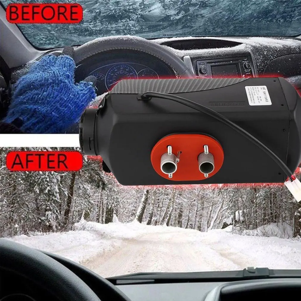 

5000W 12V New Air Heater With Vent Duct Pipe Low Fuel Consumption Air Parking Heater Universal For Car Trucks Boat Bus