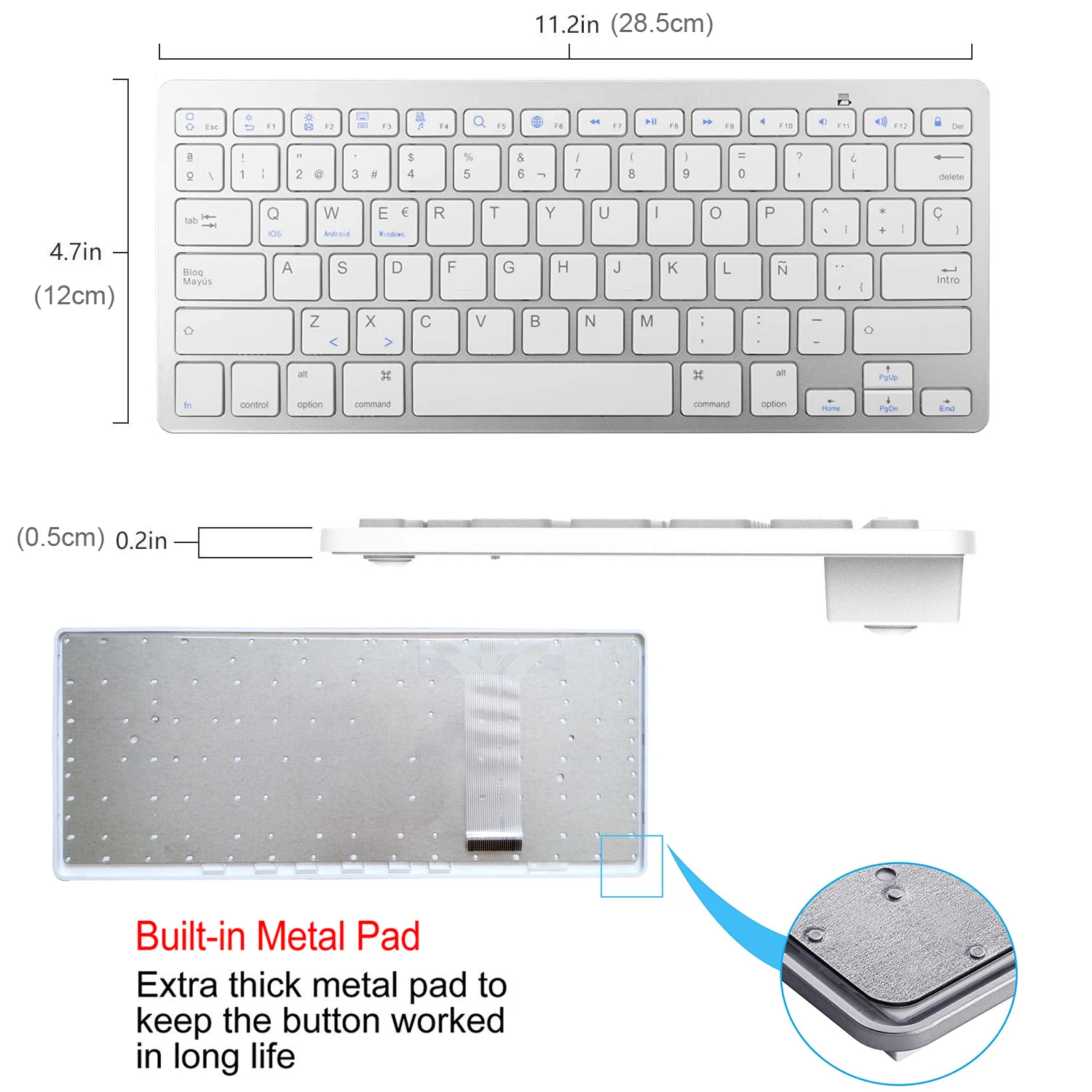 Bluetooth Keyboard Teclado Para Imac Inalambrico Teclado Bluetooth