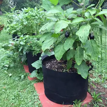 

Grow Bag With Handle Environmental Protection Bag Non-woven Bag Planting Bag 200 Gallon