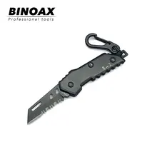 B2 мини портативный многофункциональный EDC Складной нож зубчатое лезвие открытый инструмент с брелок