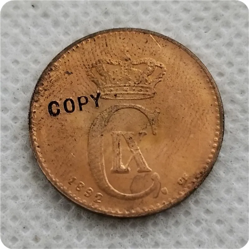 1876,1887, 1892 ДАНИЯ 2 руды имитация монеты
